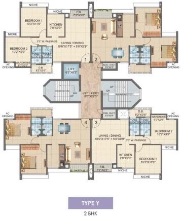 Images for Cluster Plan of Laxmi Housing Avenue D