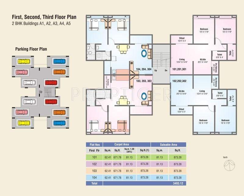 Images for Cluster Plan of Namrata Group Shantai Residency