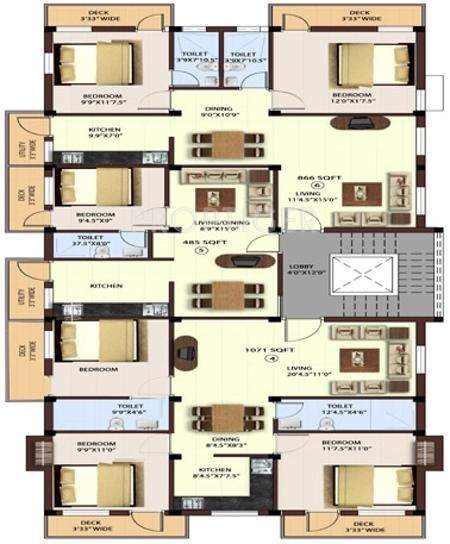 Images for Cluster Plan of Rakshith Homes Mugalivakkam