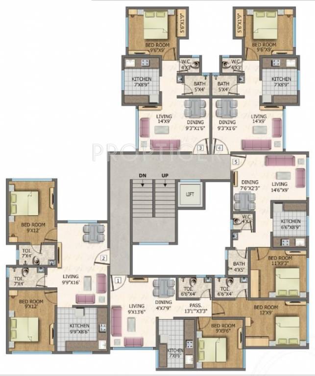 Images for Cluster Plan of Agarwal Krish Upvan