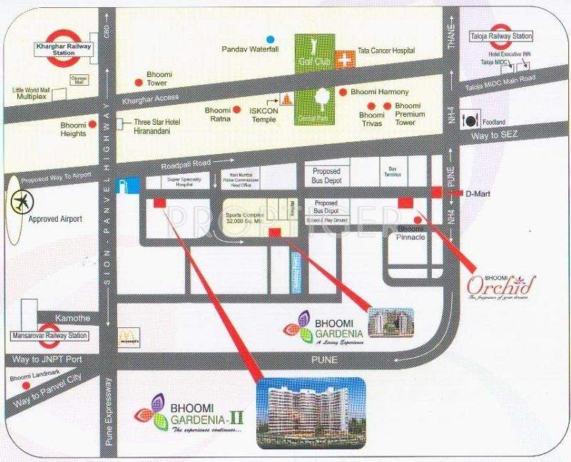  bhoomi gardenia ii Images for Location Plan of Gajra Bhoomi Gardenia II