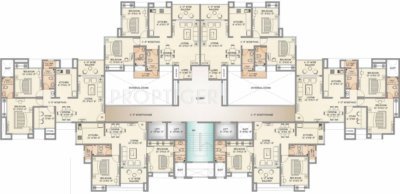Images for Cluster Plan of Gala Group Pride Residency