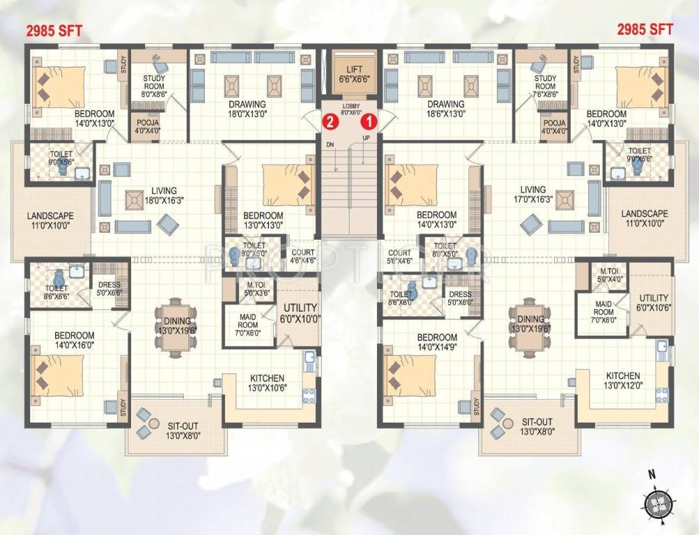 Images for Cluster Plan of Shanta Fortune Icon