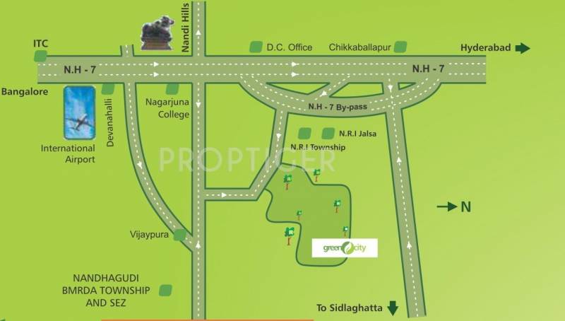 Images for Location Plan of Aashrithaa Green City