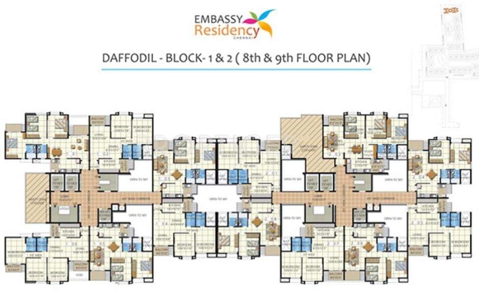  residency Daffodil Block 2 Cluster Plan