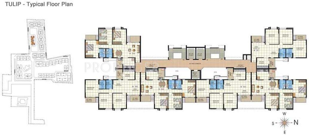  residency Tulip Cluster Plan