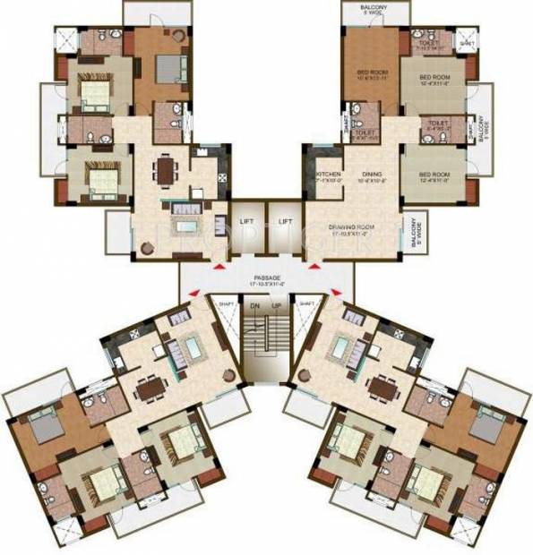 Images for Cluster Plan of Ramprastha The View