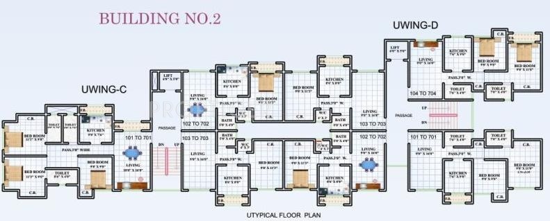 Images for Cluster Plan of MS Vrindavan Garden