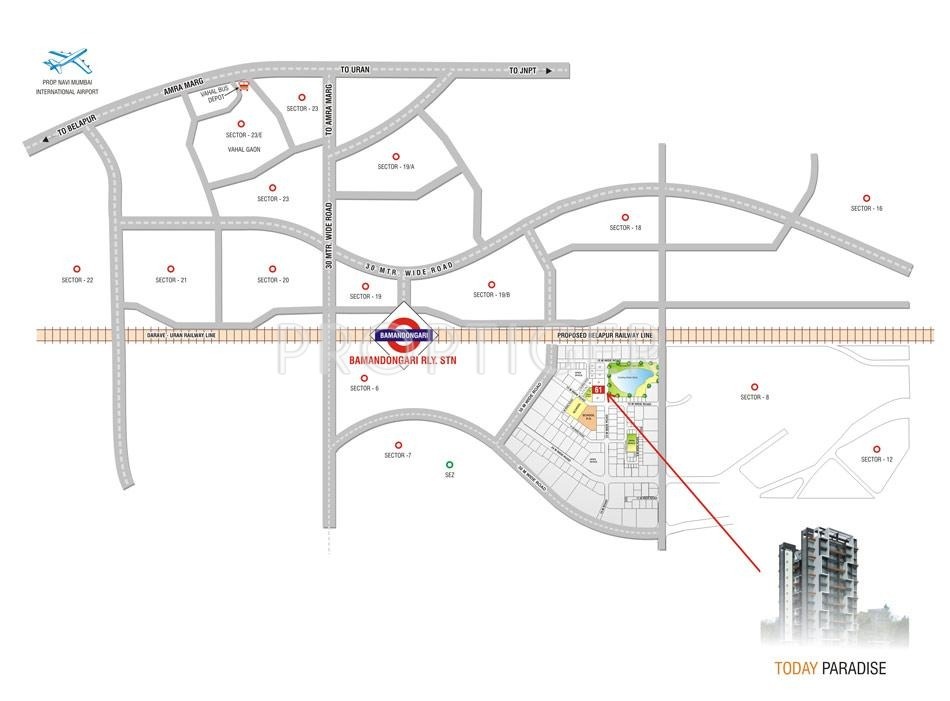 Images for Location Plan of Today Paradise