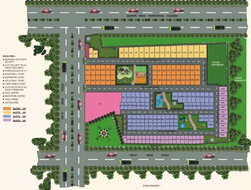Images for Layout Plan of YPS Dwarika City Plots