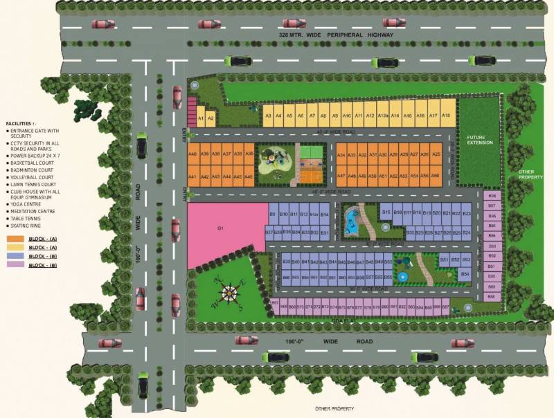 Images for Layout Plan of YPS Dwarika City Plots