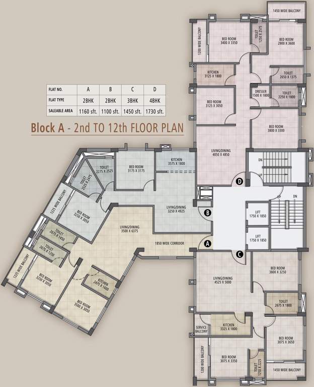 Images for Cluster Plan of Bhawani Twin Towers