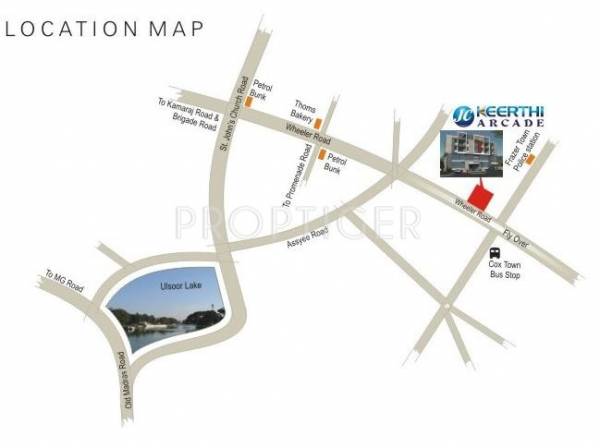 Images for Location Plan of Keerthi JC Keerthi Arcade