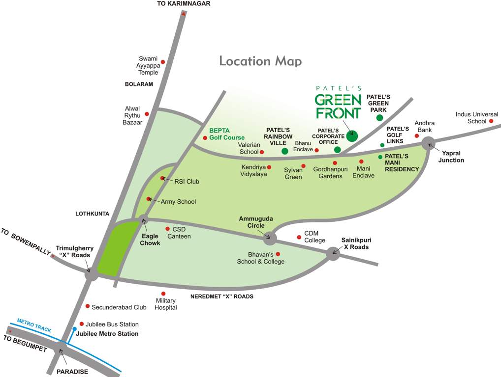  green front Images for Location Plan of Omsree Green Front