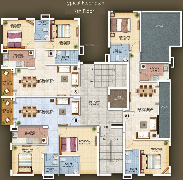 Images for Cluster Plan of Oswal Orchard Residency