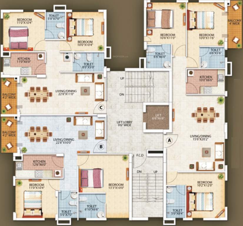 Images for Cluster Plan of Oswal Orchard Residency