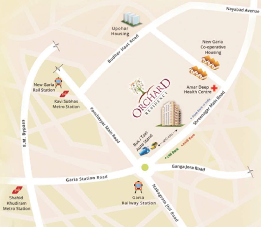  orchard residency Images for Location Plan of Oswal Orchard Residency