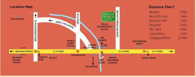  dream world city Location Plan