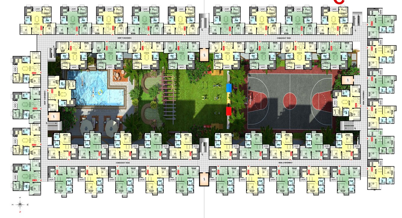  anandam Anandam Cluster Plan for 9th Floor
