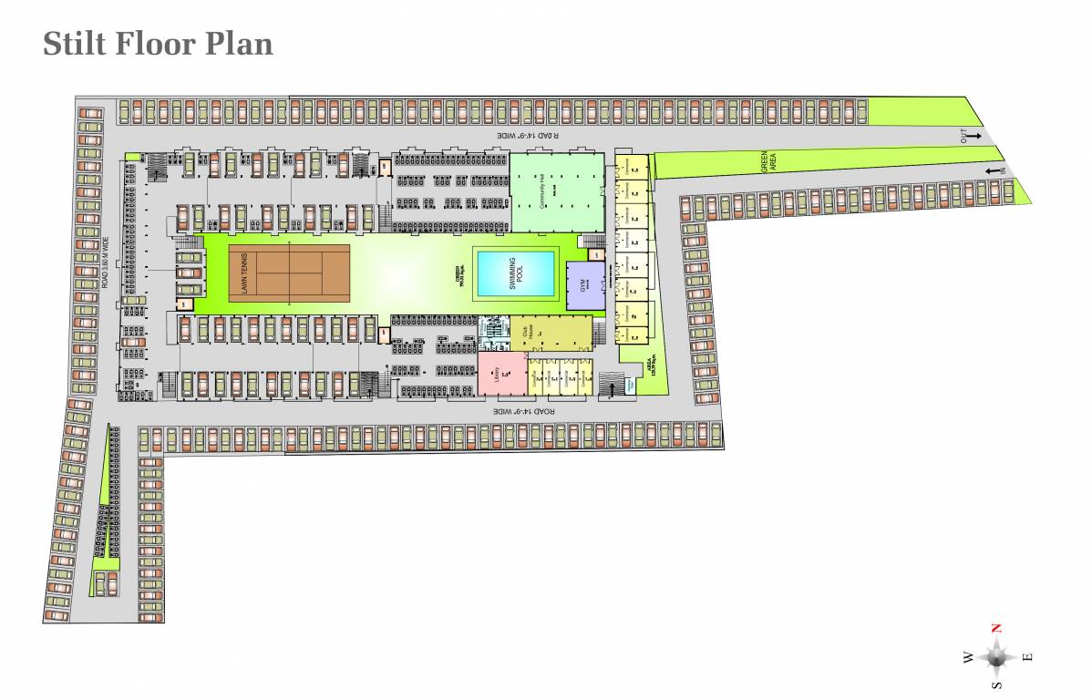  anandam Anandam Cluster Plan for ground Floor