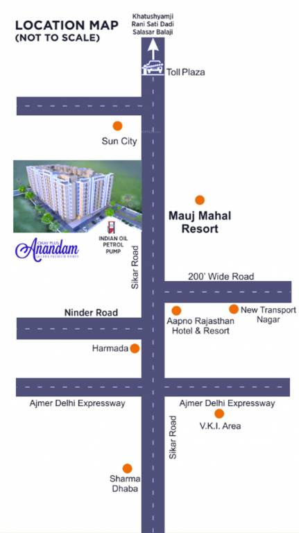  anandam Location Plan