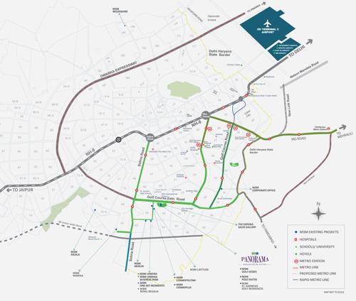 Images for Location Plan of M3M Panorama Suites panorama-suites Images for Location Plan of M3M Panorama Suites