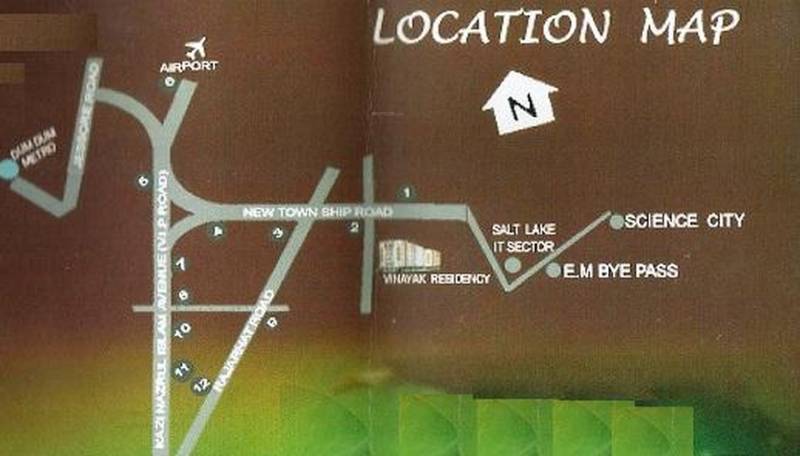 Images for Location Plan of Vinayak Group Kolkata Residency Apartment