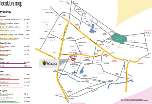  begonia-homes Images for Location Plan of Anusha Begonia Homes