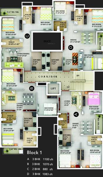 Images for Cluster Plan of Rupayan Su Casa Unique