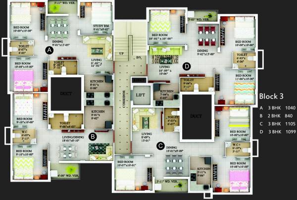 Images for Cluster Plan of Rupayan Su Casa Unique