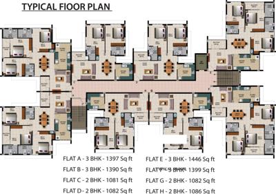 Sanrock Heritage Cluster Plan from 1st to 3rd Floor sanrock-heritage Sanrock Heritage Cluster Plan from 1st to 3rd Floor