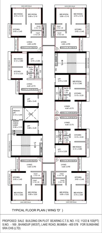  evoque Tower 1 Wing B Cluster Plan