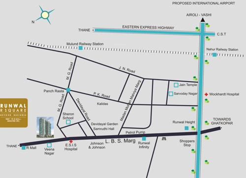 Images for Location Plan of Runwal R Square r-square Images for Location Plan of Runwal R Square