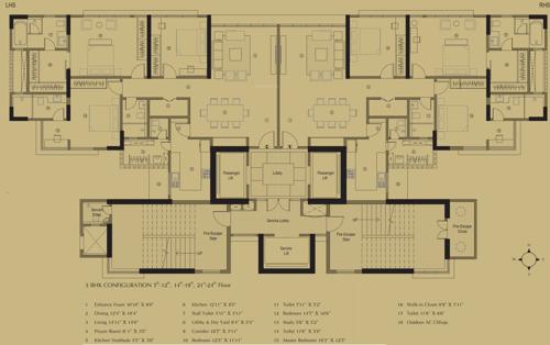  excalibur Images for Cluster Plan of Nahar Excalibur Project Excalibur