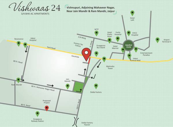 Images for Location Plan of Vishwaas 24 Images for Location Plan of Vishwaas 24