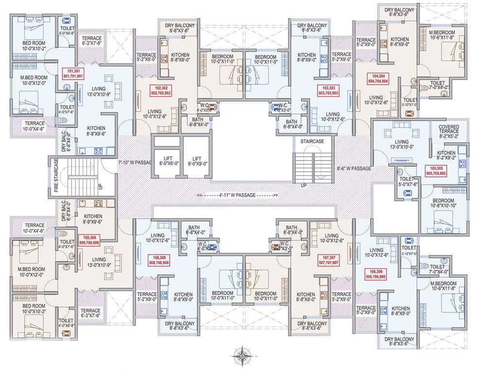 residency Images for Cluster Plan of Bloom Residency