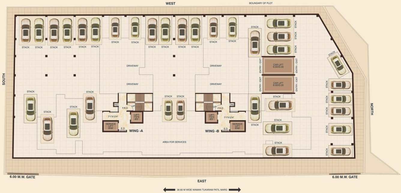 Images for Cluster Plan of Safal Sky Ameya Chs Ltd