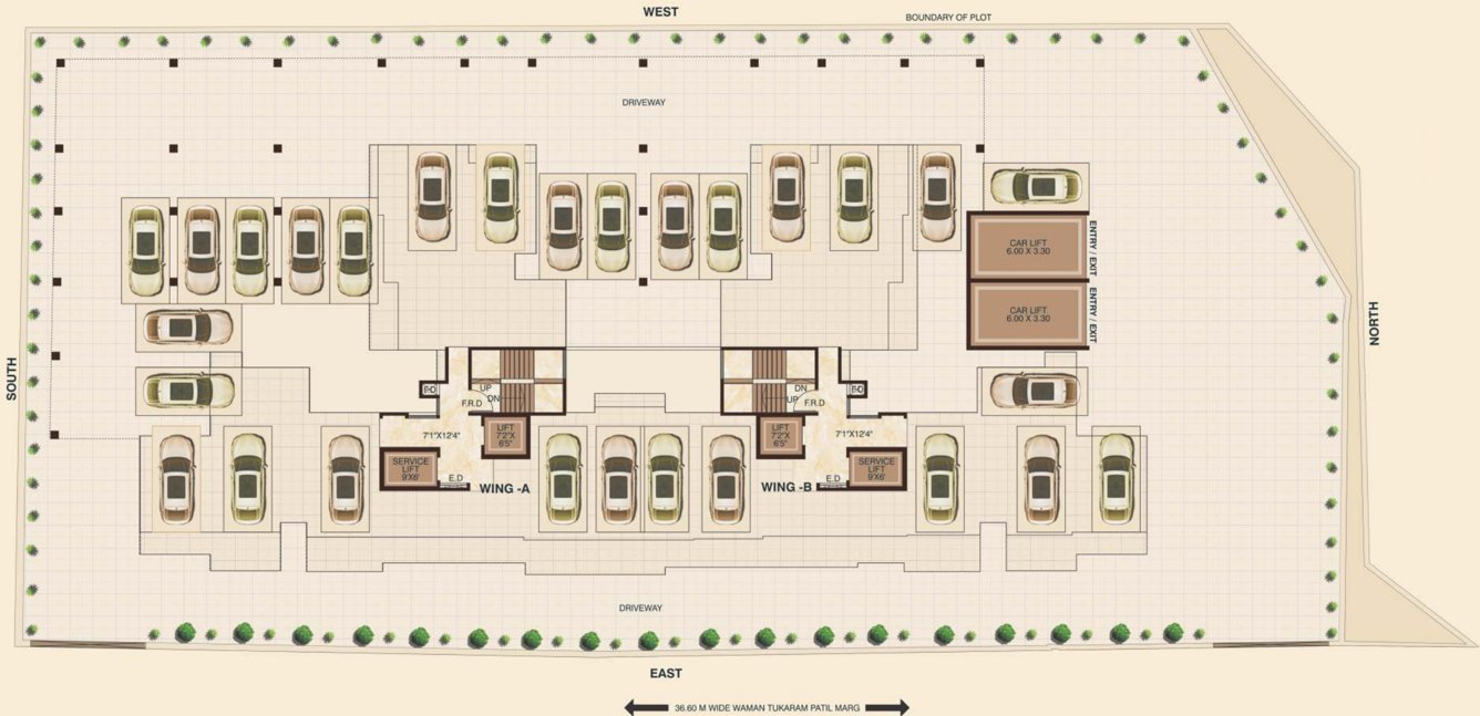 Images for Cluster Plan of Safal Sky Ameya Chs Ltd