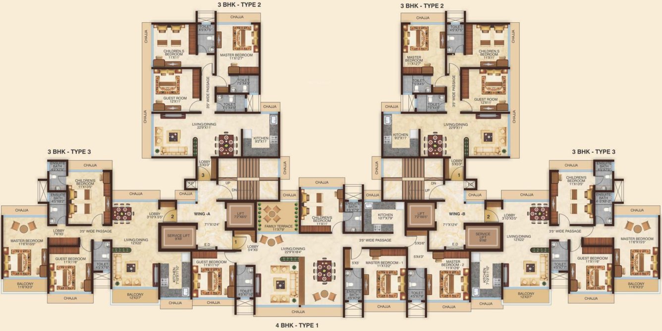 Images for Cluster Plan of Safal Sky Ameya Chs Ltd