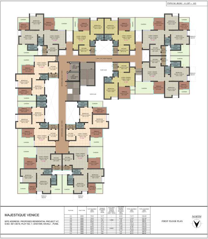  venice Images for Cluster Plan of Majestique Venice