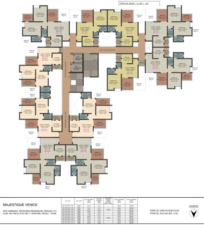  venice Images for Cluster Plan of Majestique Venice
