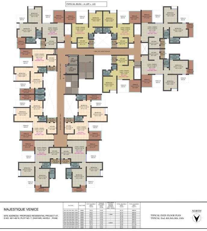  venice Images for Cluster Plan of Majestique Venice