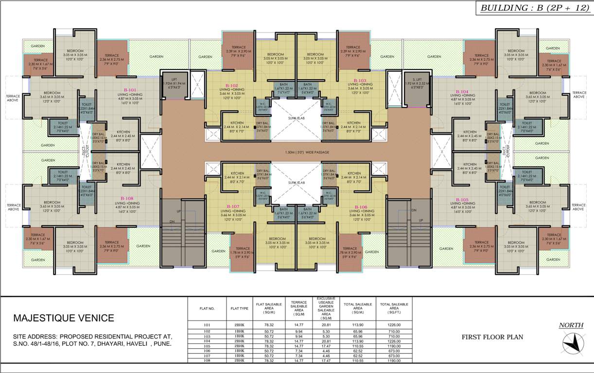  venice Images for Cluster Plan of Majestique Venice