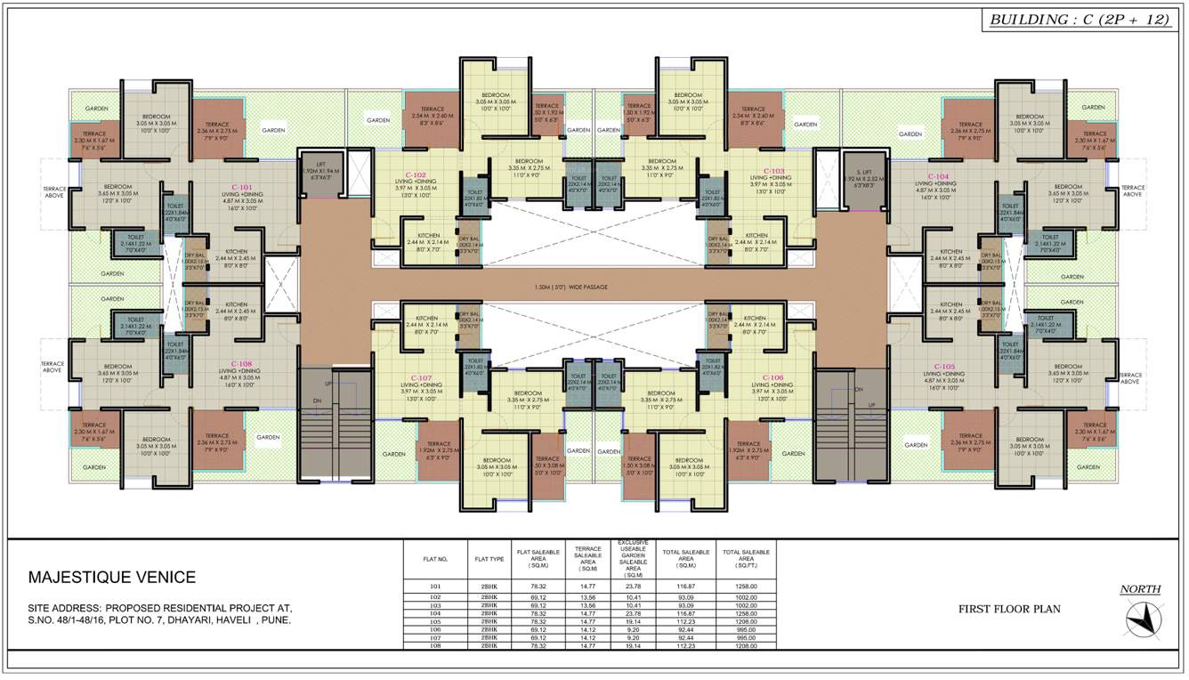  venice Images for Cluster Plan of Majestique Venice