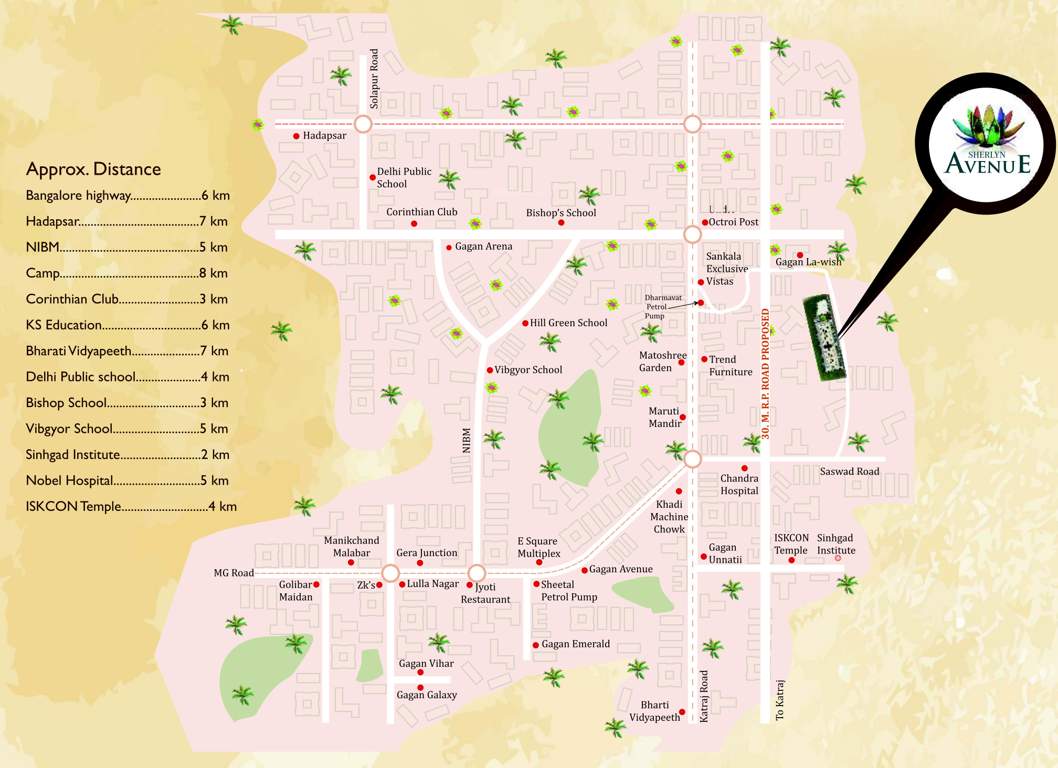 Images for Location Plan of Yash Sherlyn Avenue