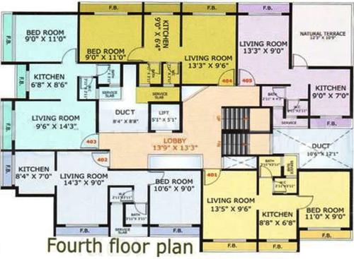 Images for Cluster Plan of Sahil Sai Riddhi Apartment