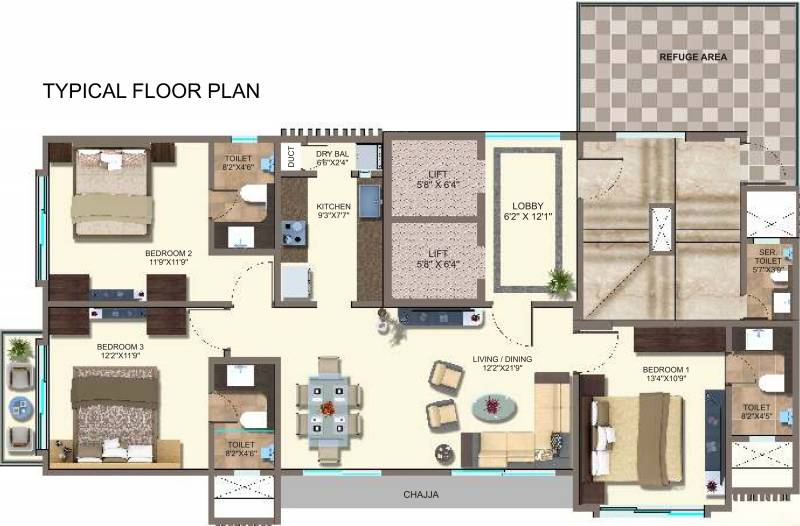 Images for Cluster Plan of Chaurang Sunshine