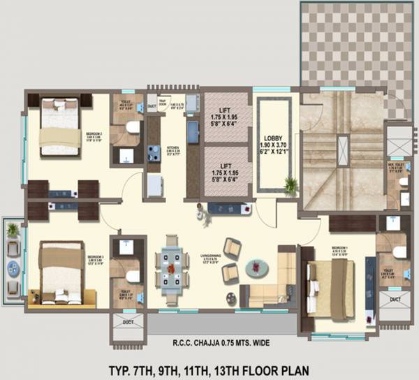 Images for Cluster Plan of Chaurang Sunshine