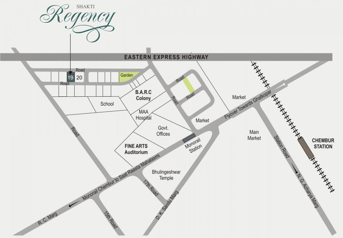 Images for Location Plan of Raheja Homes Shakti Regency