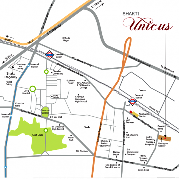 Images for Location Plan of Raheja Shakti Unicus Images for Location Plan of Raheja Shakti Unicus